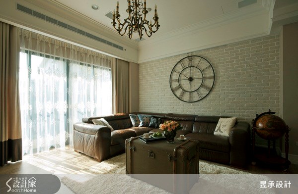 80坪新成屋(5年以下)＿美式風客廳案例圖片＿昱承室內裝修設計＿昱承_18之25