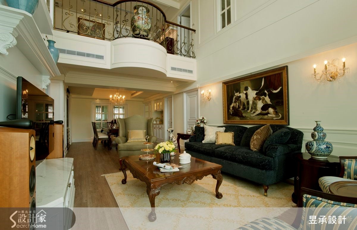 90坪老屋(16~30年)＿新古典客廳餐廳案例圖片＿昱承室內裝修設計＿昱承_19之5