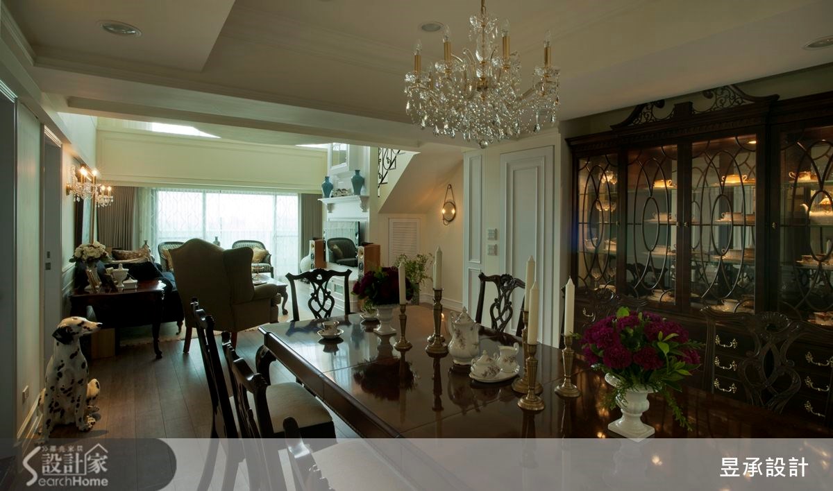 90坪老屋(16~30年)＿新古典客廳餐廳案例圖片＿昱承室內裝修設計＿昱承_19之6