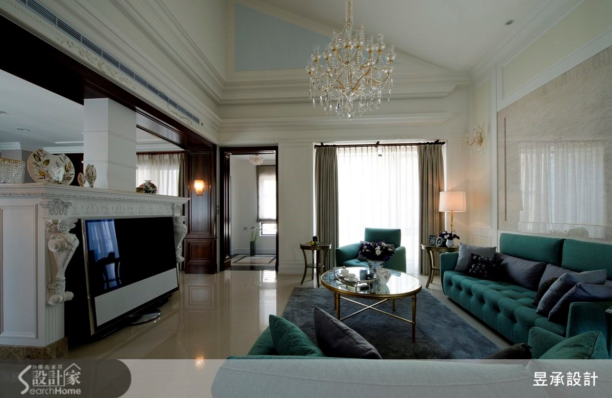 150坪新成屋(5年以下)＿美式風客廳案例圖片＿昱承室內裝修設計＿昱承_21之3