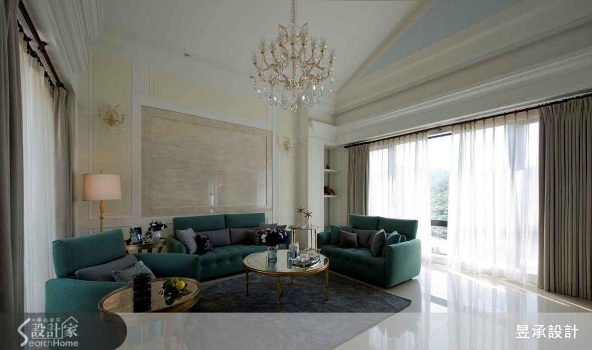 150坪新成屋(5年以下)＿美式風客廳案例圖片＿昱承室內裝修設計＿昱承_21之2
