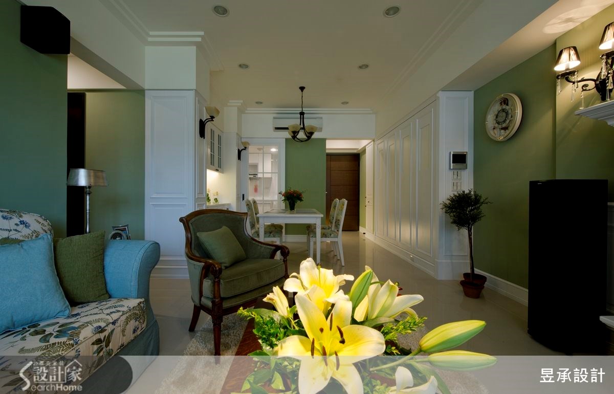 40坪新成屋(5年以下)＿美式風客廳案例圖片＿昱承室內裝修設計＿昱承_22之7