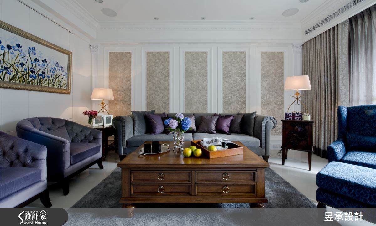 80坪新成屋(5年以下)＿美式風客廳案例圖片＿昱承室內裝修設計＿昱承_26之4