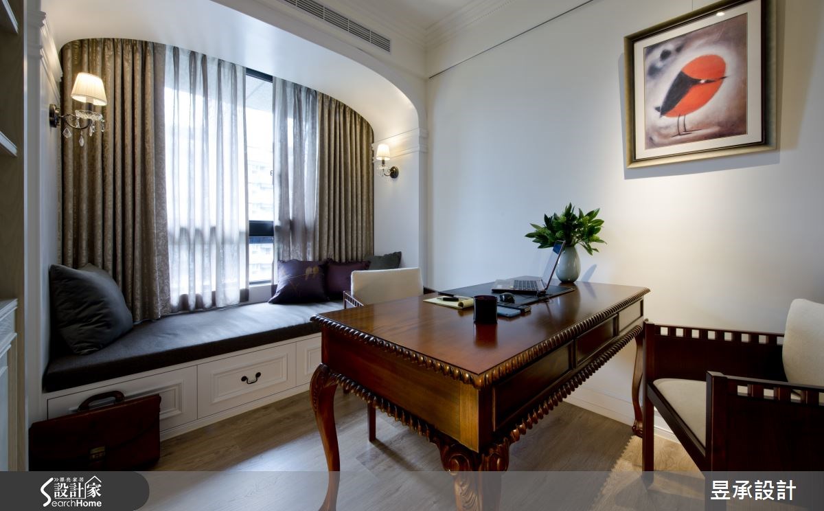 80坪新成屋(5年以下)＿美式風書房案例圖片＿昱承室內裝修設計＿昱承_26之8