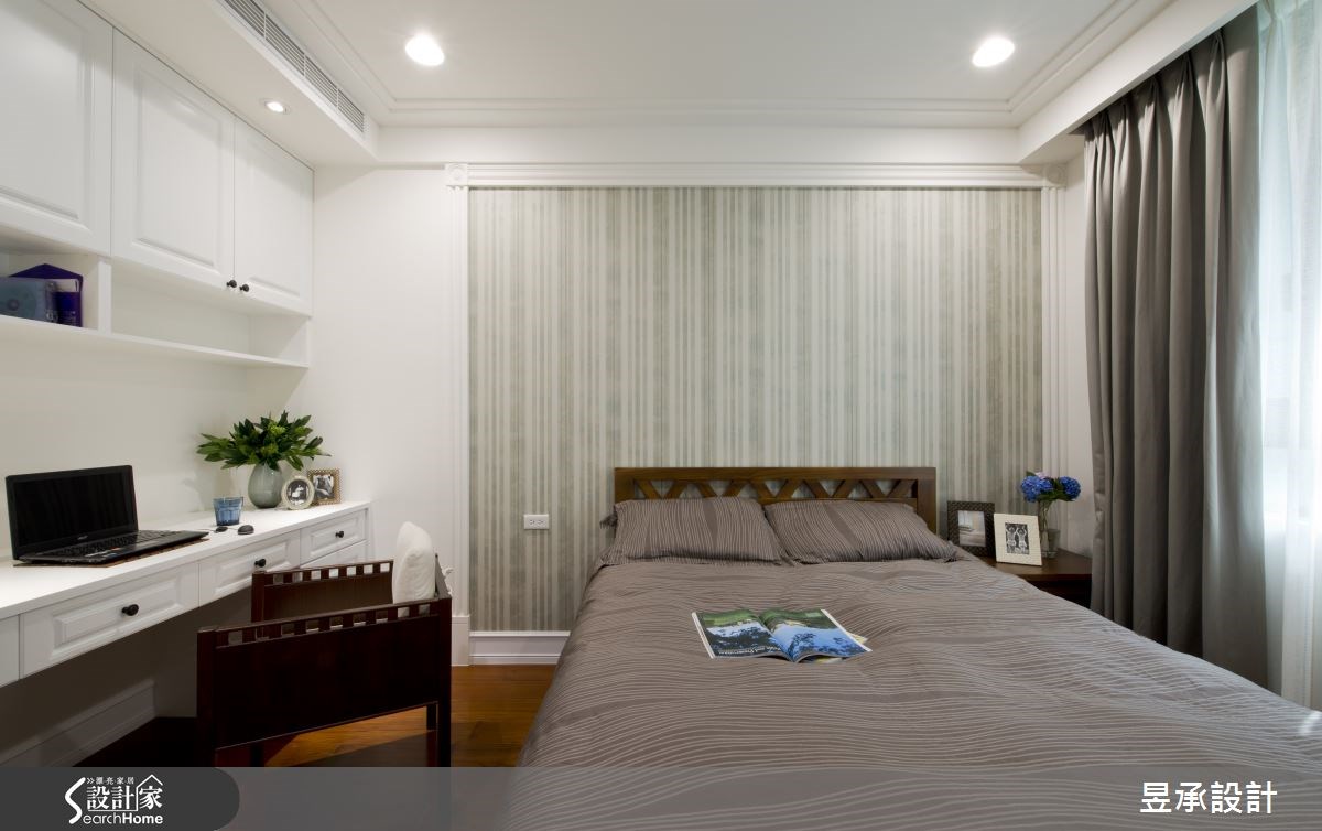 80坪新成屋(5年以下)＿美式風臥室案例圖片＿昱承室內裝修設計＿昱承_26之13