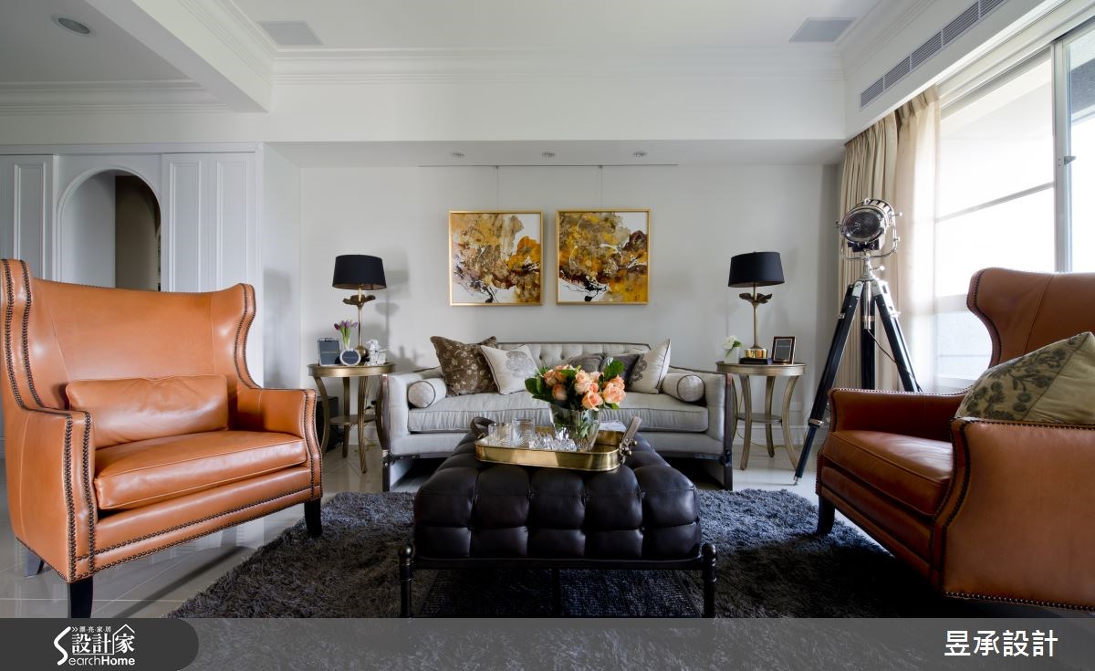 50坪新成屋(5年以下)＿美式風客廳案例圖片＿昱承室內裝修設計＿昱承_27之4
