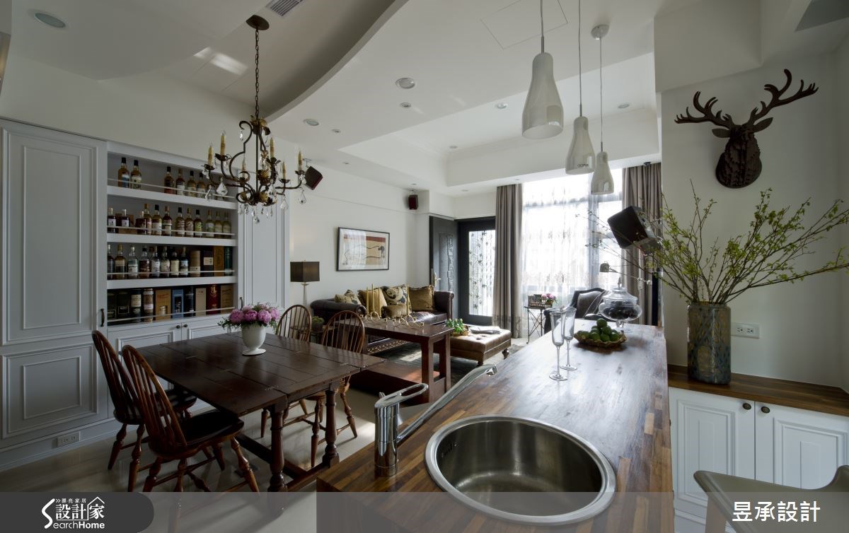 120坪預售屋＿美式風吧檯案例圖片＿昱承室內裝修設計＿昱承_28之5