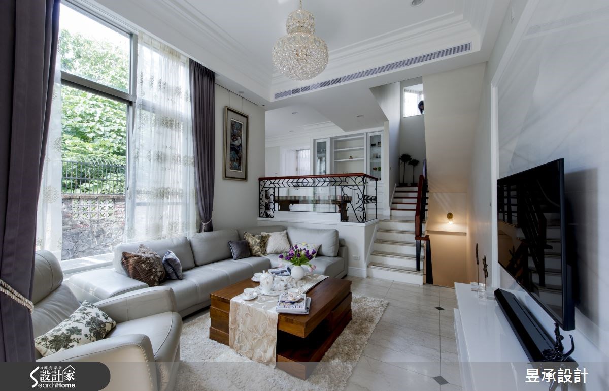 120坪老屋(16~30年)＿美式風客廳案例圖片＿昱承室內裝修設計＿昱承_30之3