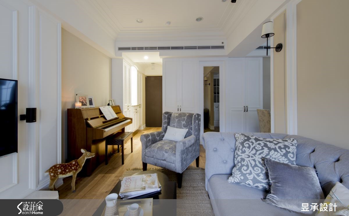 38坪新成屋(5年以下)＿美式風客廳案例圖片＿昱承室內裝修設計＿昱承_32之1