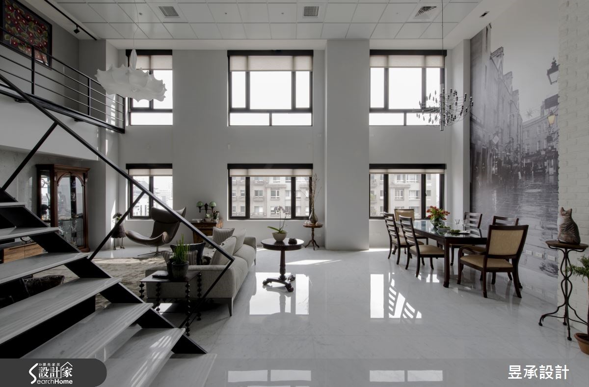 67坪中古屋(5~15年)＿工業風客廳案例圖片＿昱承室內裝修設計＿昱承_33之5