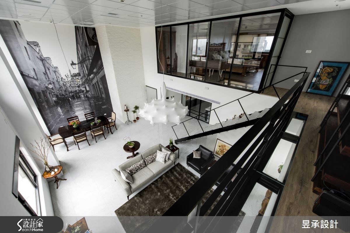 67坪中古屋(5~15年)＿工業風客廳案例圖片＿昱承室內裝修設計＿昱承_33之9