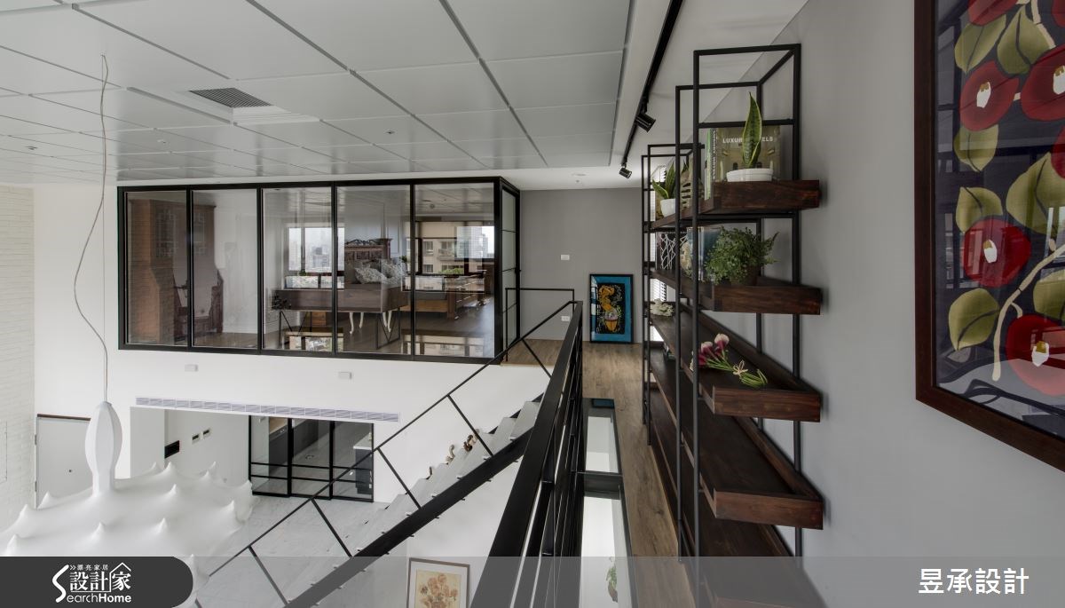 67坪中古屋(5~15年)＿工業風樓梯案例圖片＿昱承室內裝修設計＿昱承_33之10