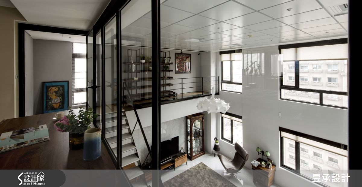 67坪中古屋(5~15年)＿工業風客廳案例圖片＿昱承室內裝修設計＿昱承_33之11