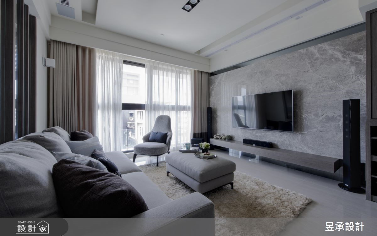 48坪新成屋(5年以下)＿現代風客廳案例圖片＿昱承室內裝修設計＿昱承_35之1