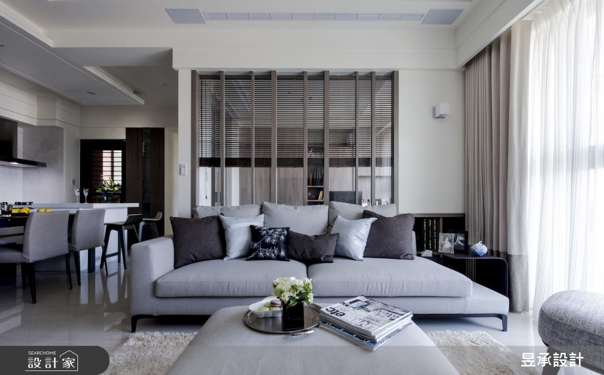 48坪新成屋(5年以下)＿現代風客廳餐廳廚房書房案例圖片＿昱承室內裝修設計＿昱承_35之3