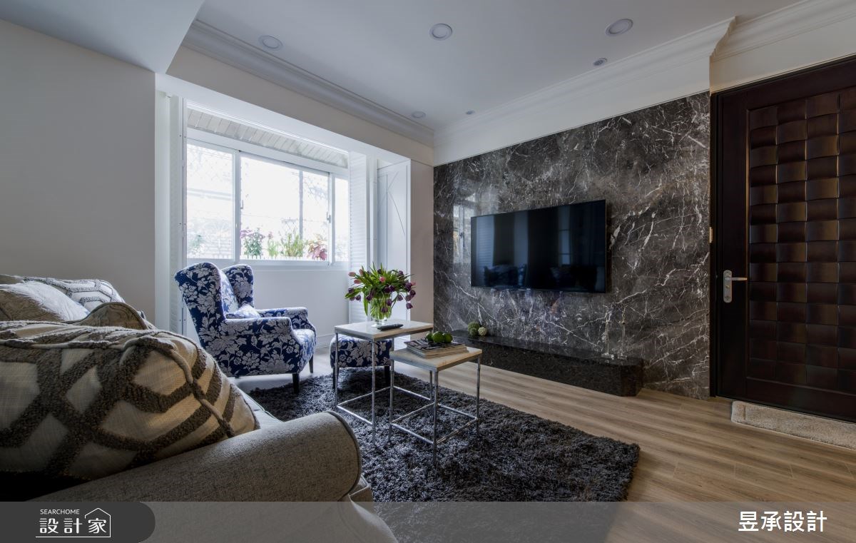 60坪老屋(16~30年)＿美式風玄關客廳案例圖片＿昱承室內裝修設計＿昱承_36之1