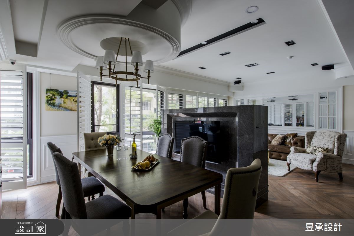 102坪新成屋(5年以下)＿美式風客廳餐廳案例圖片＿昱承室內裝修設計＿昱承_37之5