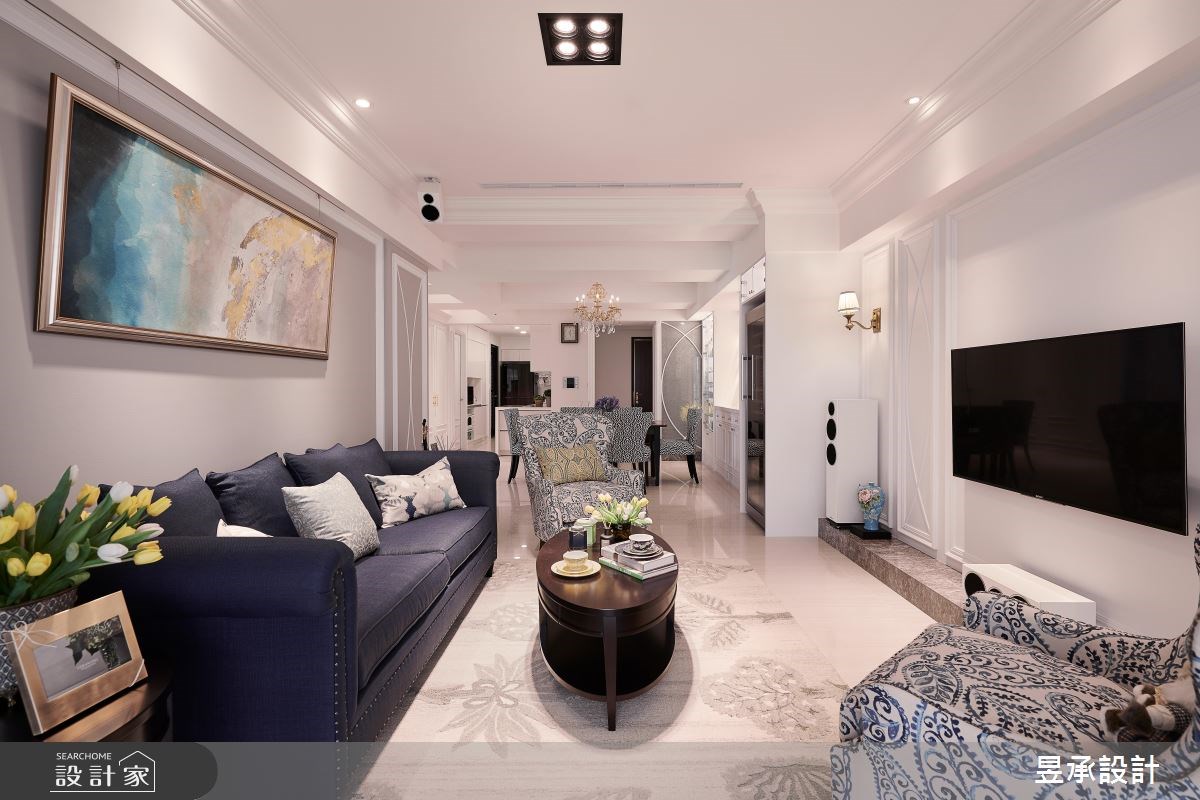 65坪新成屋(5年以下)＿美式風客廳案例圖片＿昱承室內裝修設計＿昱承_41之12
