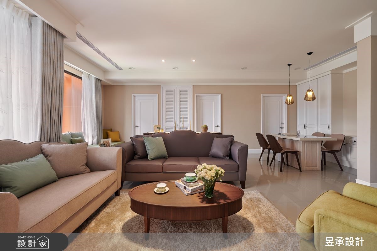 70坪預售屋＿美式風客廳餐廳案例圖片＿昱承室內裝修設計＿昱承_43之3