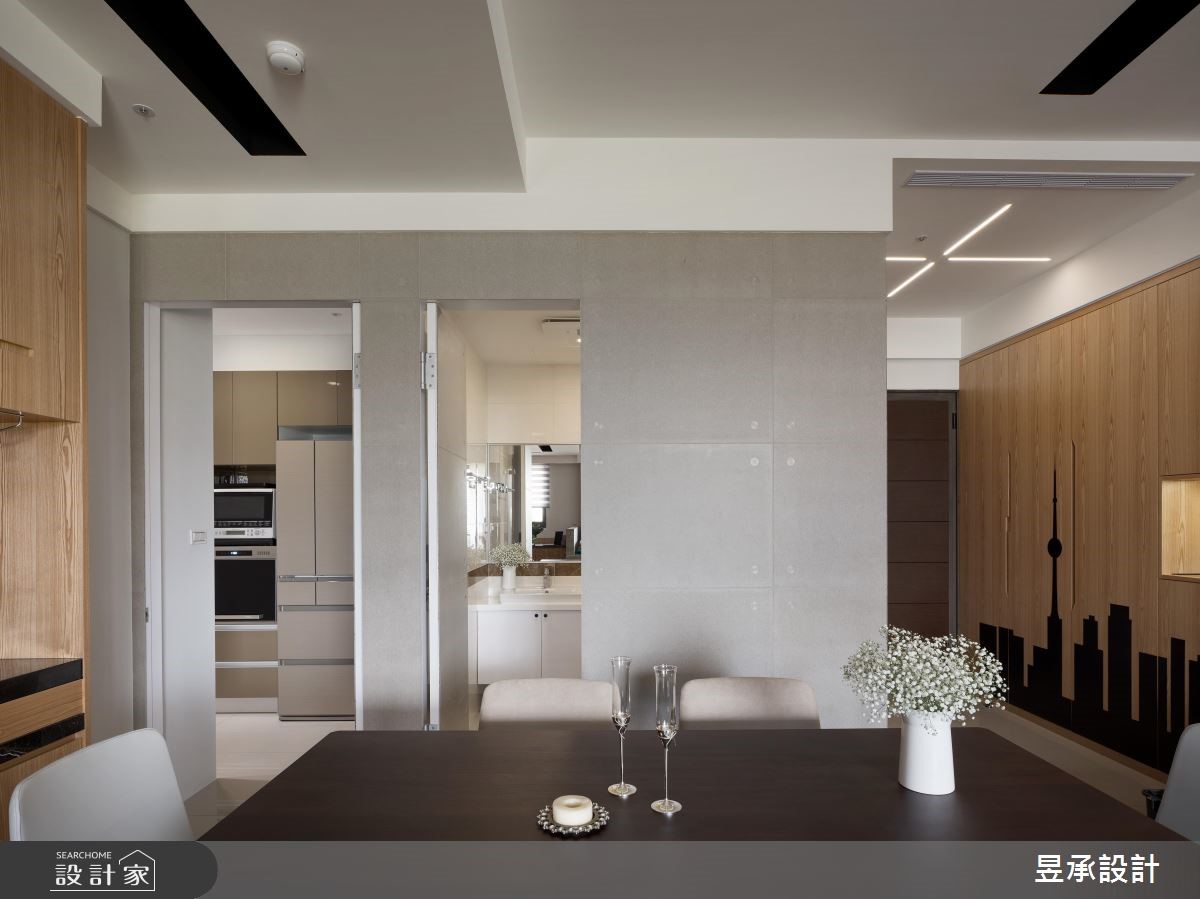 24坪新成屋(5年以下)＿現代風餐廳案例圖片＿昱承室內裝修設計＿昱承_44之5
