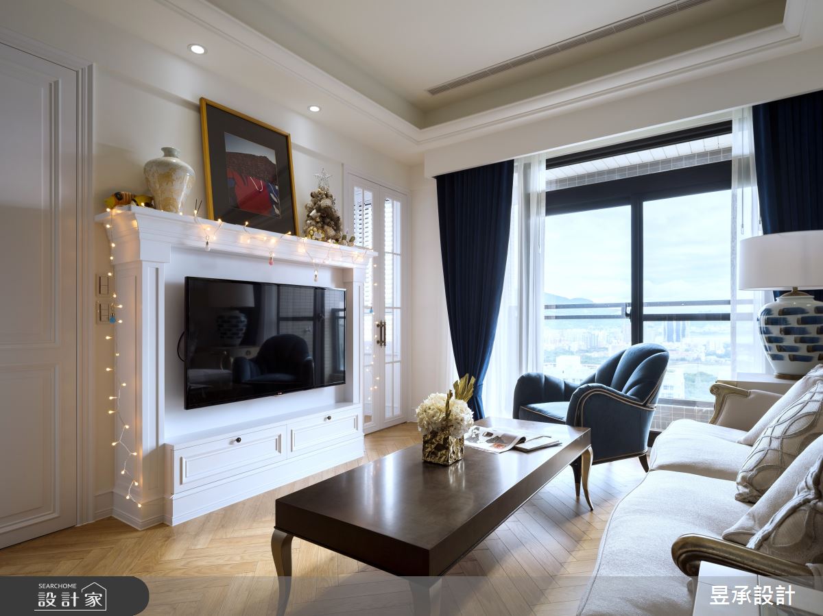 47坪新成屋(5年以下)＿美式風客廳案例圖片＿昱承室內裝修設計＿昱承_48之8