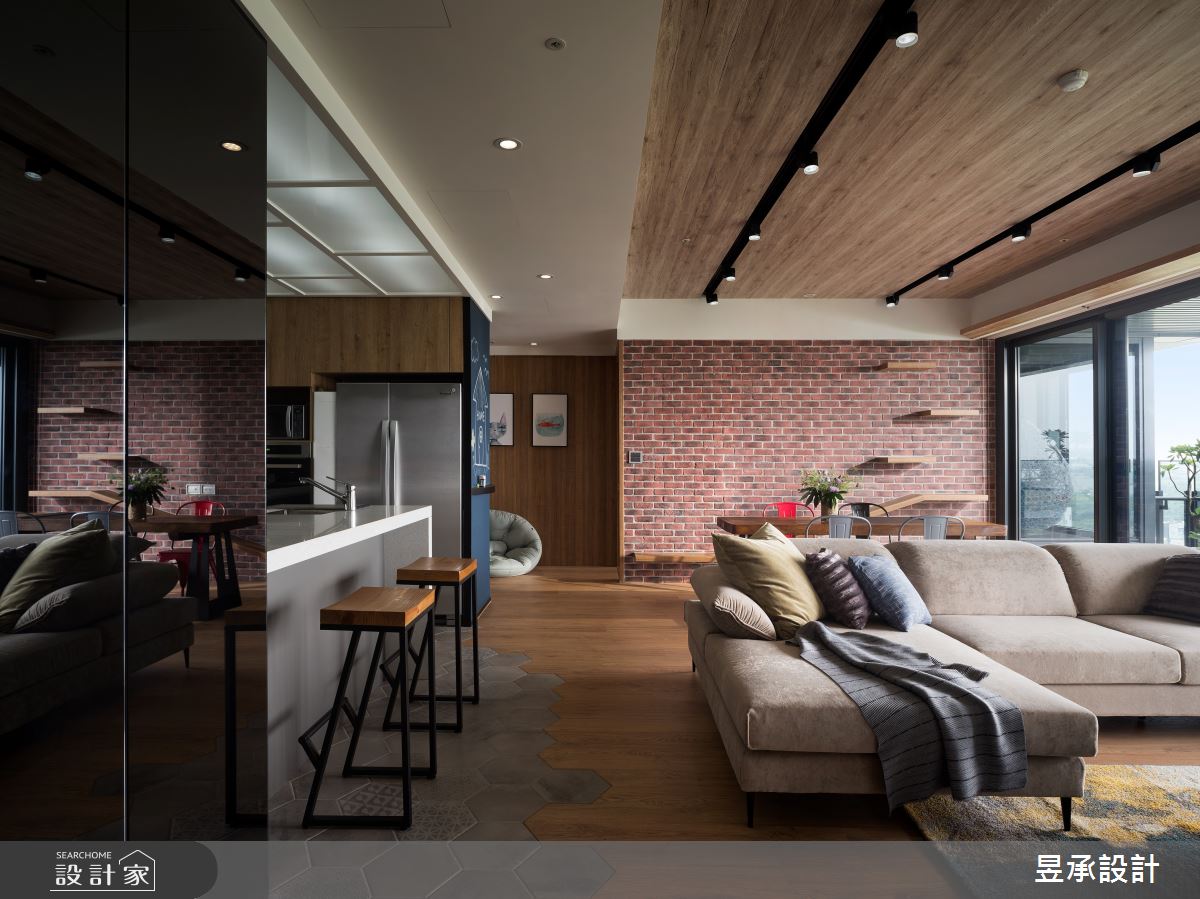 56坪新成屋(5年以下)＿工業風客廳案例圖片＿昱承室內裝修設計＿昱承_49之1
