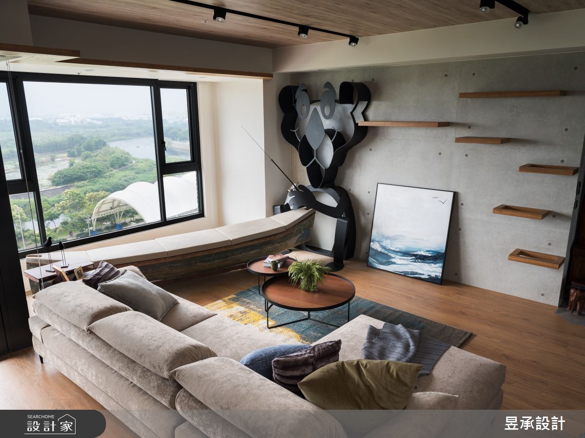 56坪新成屋(5年以下)＿工業風客廳案例圖片＿昱承室內裝修設計＿昱承_49之3