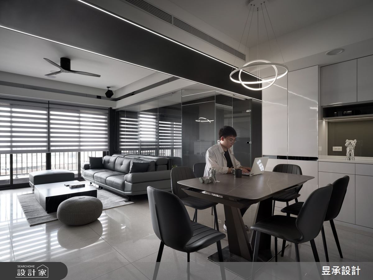 50坪新成屋(5年以下)＿現代風餐廳案例圖片＿昱承室內裝修設計＿昱承_52之4