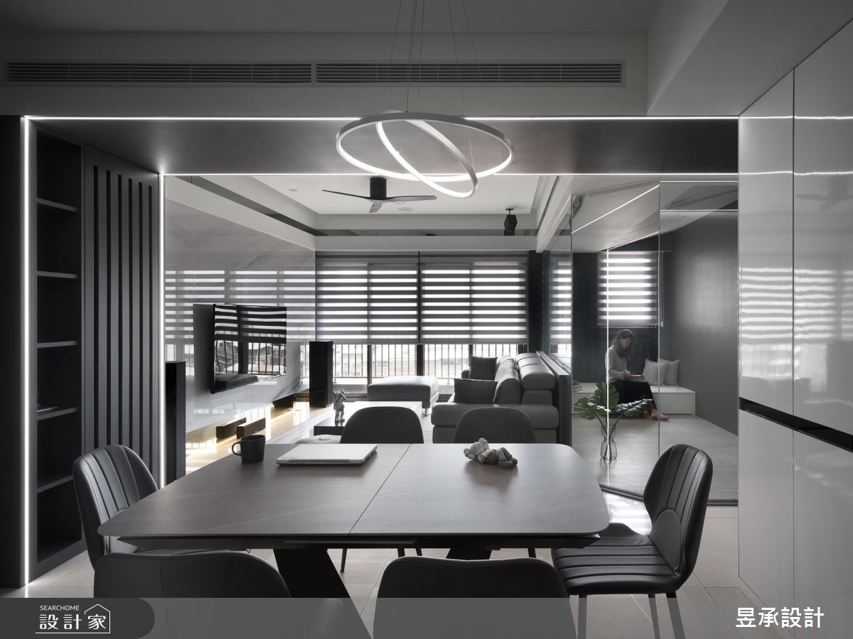 50坪新成屋(5年以下)＿現代風餐廳案例圖片＿昱承室內裝修設計＿昱承_52之5