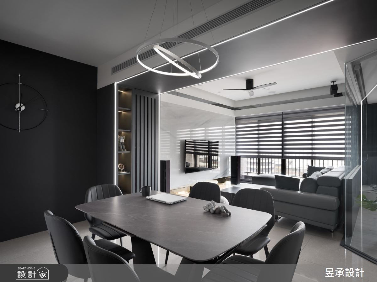 50坪新成屋(5年以下)＿現代風餐廳案例圖片＿昱承室內裝修設計＿昱承_52之6