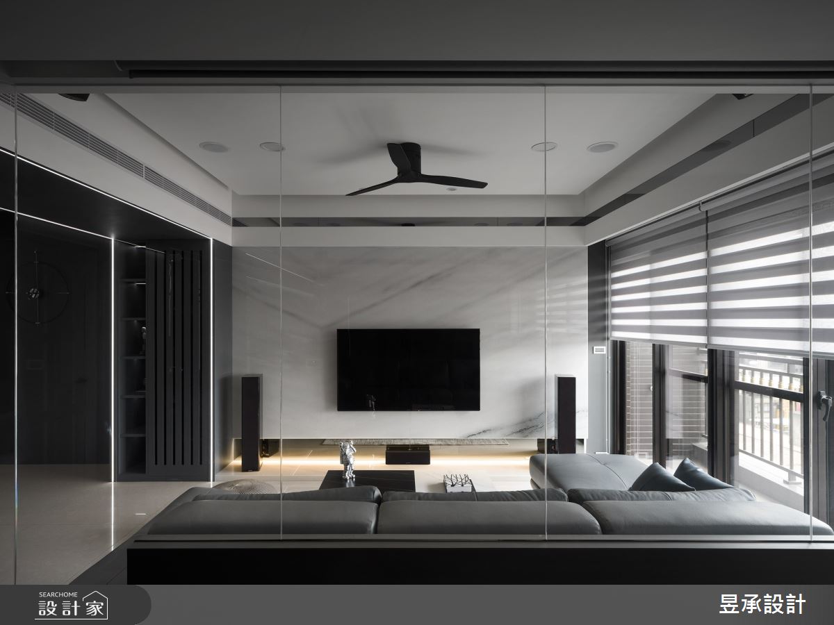 50坪新成屋(5年以下)＿現代風客廳案例圖片＿昱承室內裝修設計＿昱承_52之9