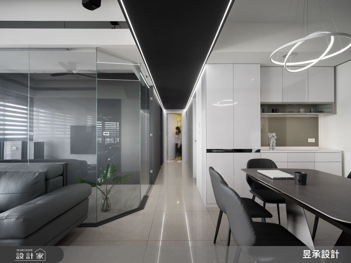 50坪新成屋(5年以下)＿現代風走廊案例圖片＿昱承室內裝修設計＿昱承_52之12