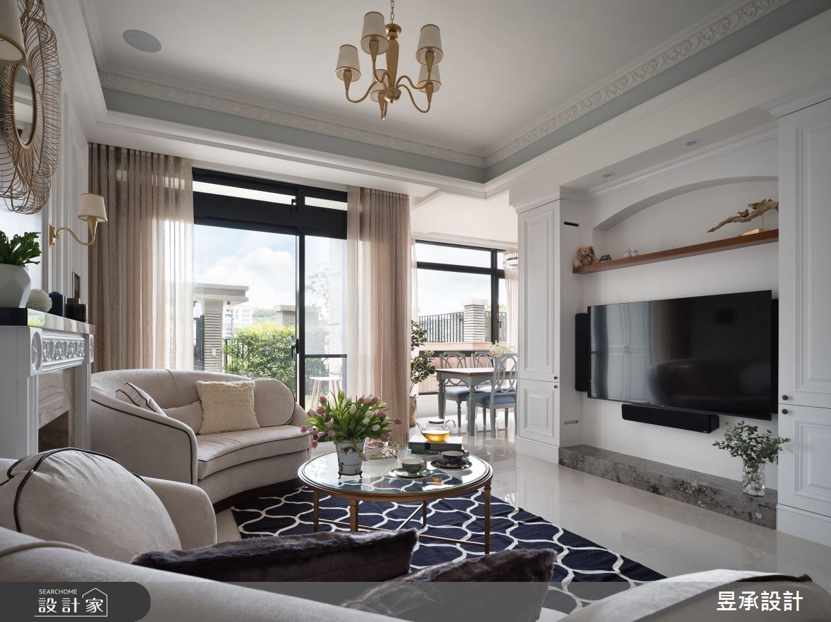 60坪新成屋(5年以下)＿美式風客廳案例圖片＿昱承室內裝修設計＿昱承_53之4
