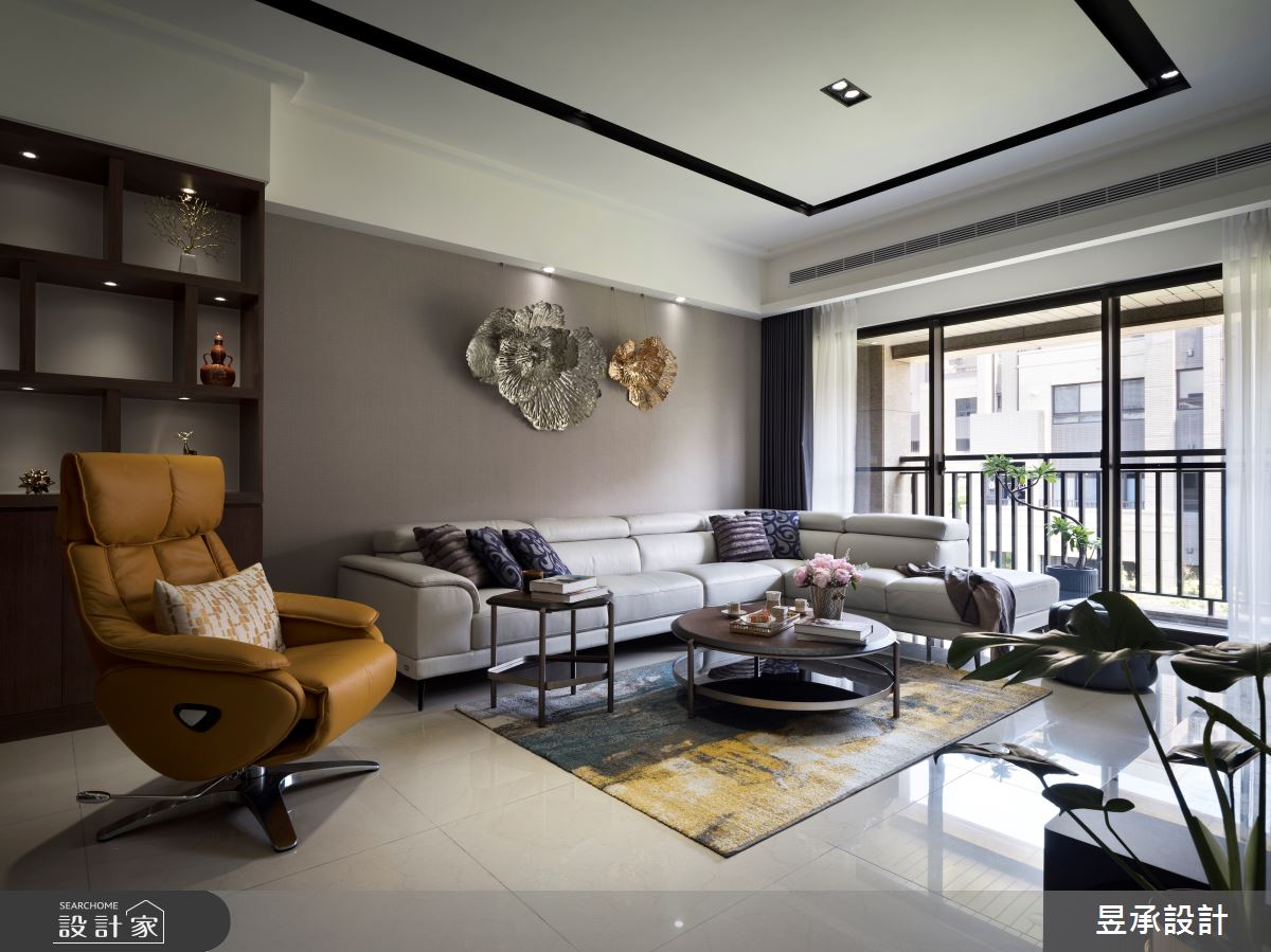 61坪新成屋(5年以下)＿現代風客廳案例圖片＿昱承室內裝修設計＿昱承_54之3
