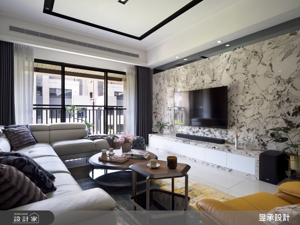 61坪新成屋(5年以下)＿現代風客廳案例圖片＿昱承室內裝修設計＿昱承_54之4