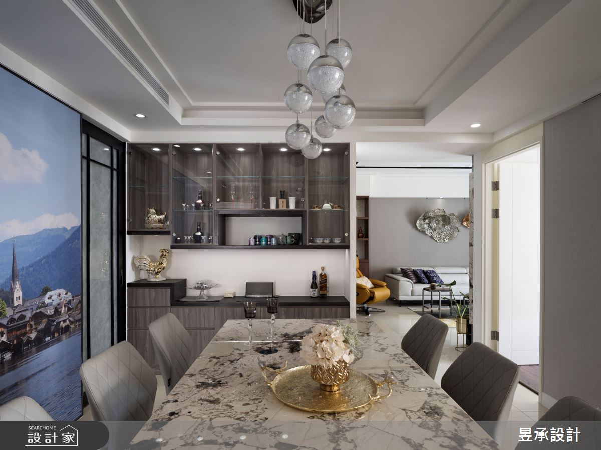 61坪新成屋(5年以下)＿現代風餐廳案例圖片＿昱承室內裝修設計＿昱承_54之9