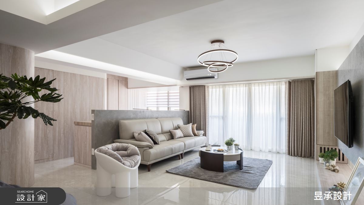 47坪老屋(31~40年)＿現代風客廳案例圖片＿昱承室內裝修設計＿昱承_55之4