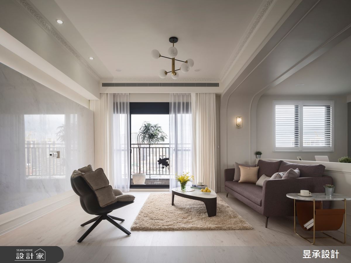 41坪新成屋(5年以下)＿美式風客廳案例圖片＿昱承室內裝修設計＿昱承_56之5
