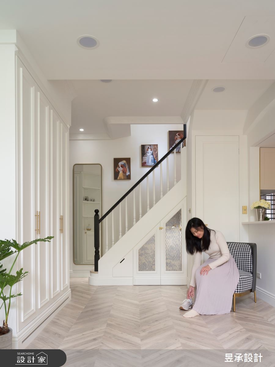 48坪新成屋(5年以下)＿法式風客廳案例圖片＿昱承室內裝修設計＿昱承_58之2