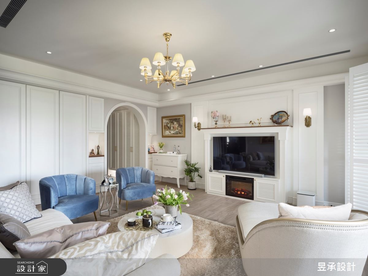 42坪新成屋(5年以下)＿美式風客廳案例圖片＿昱承室內裝修設計＿昱承_61之4