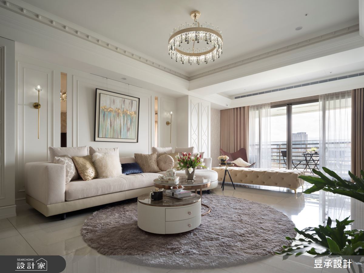 50坪新成屋(5年以下)＿美式風客廳案例圖片＿昱承室內裝修設計＿昱承_62之7