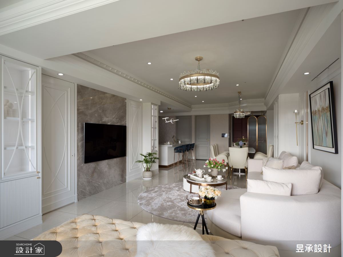 50坪新成屋(5年以下)＿美式風客廳案例圖片＿昱承室內裝修設計＿昱承_62之9