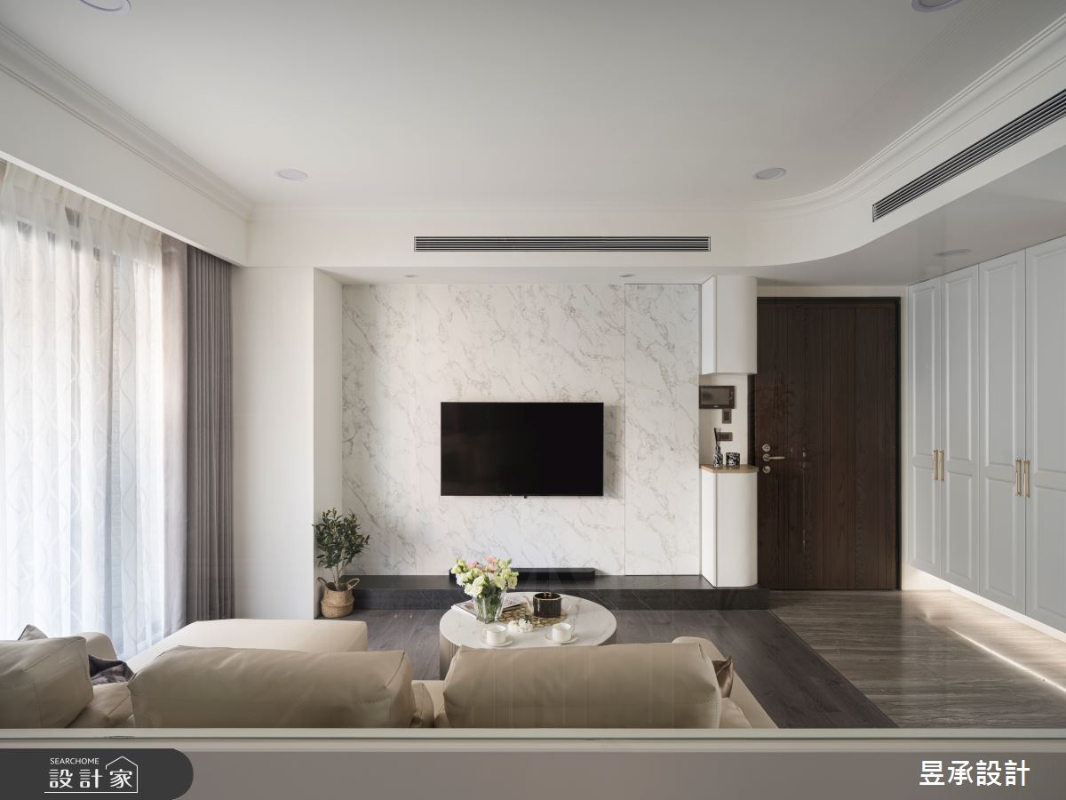 38坪新成屋(5年以下)＿美式風玄關客廳案例圖片＿昱承室內裝修設計＿昱承_63之3