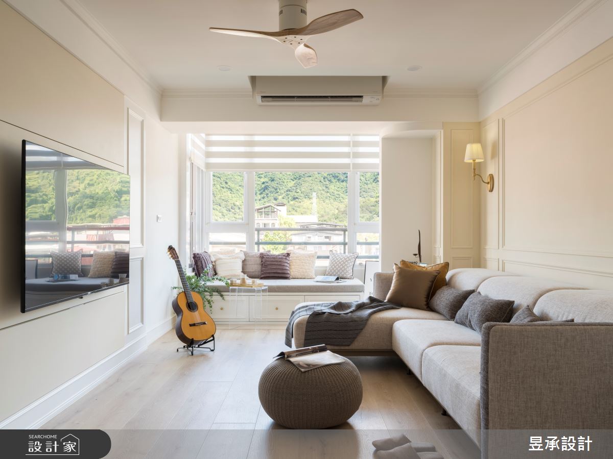 27坪老屋(16~30年)＿美式風客廳臥榻案例圖片＿昱承室內裝修設計＿昱承_65之2