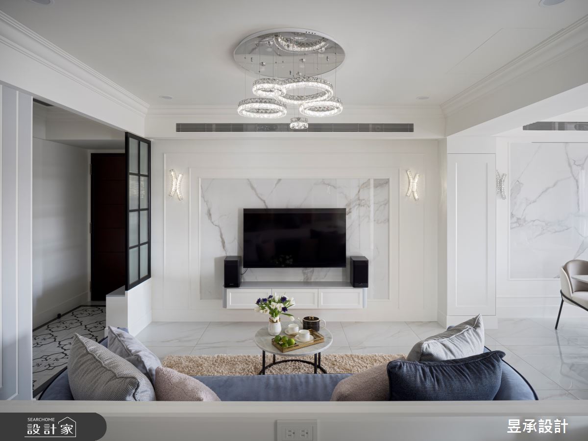 毛胚屋＿美式風玄關客廳案例圖片＿昱承室內裝修設計＿昱承_68之5