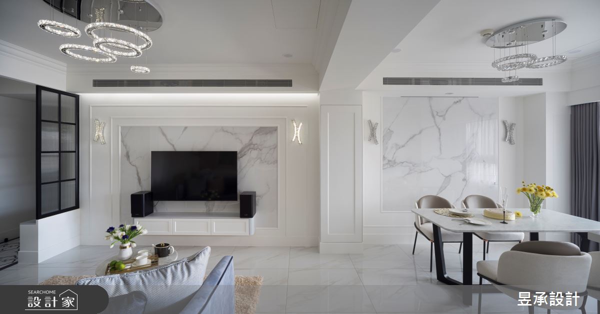 毛胚屋＿美式風客廳餐廳案例圖片＿昱承室內裝修設計＿昱承_68之6