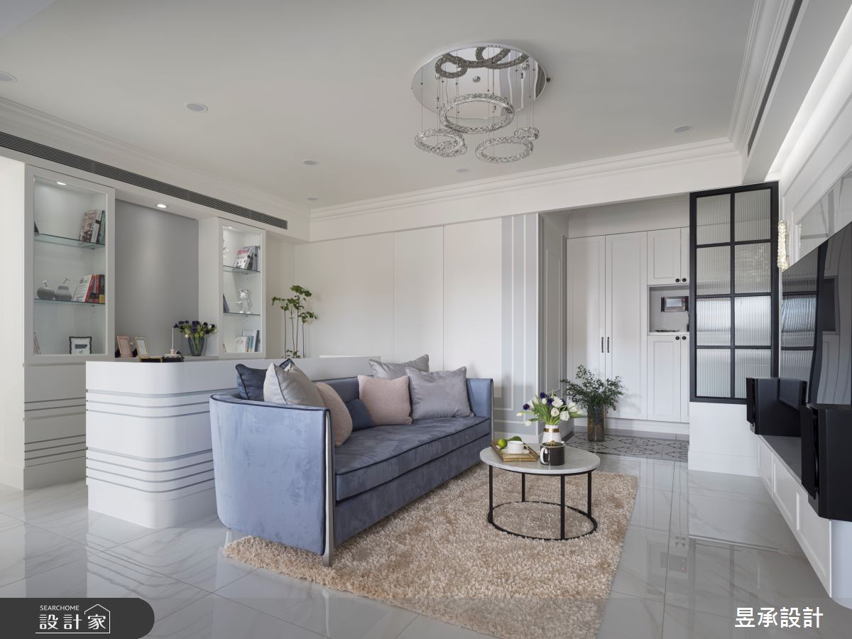 毛胚屋＿美式風玄關客廳書房案例圖片＿昱承室內裝修設計＿昱承_68之9