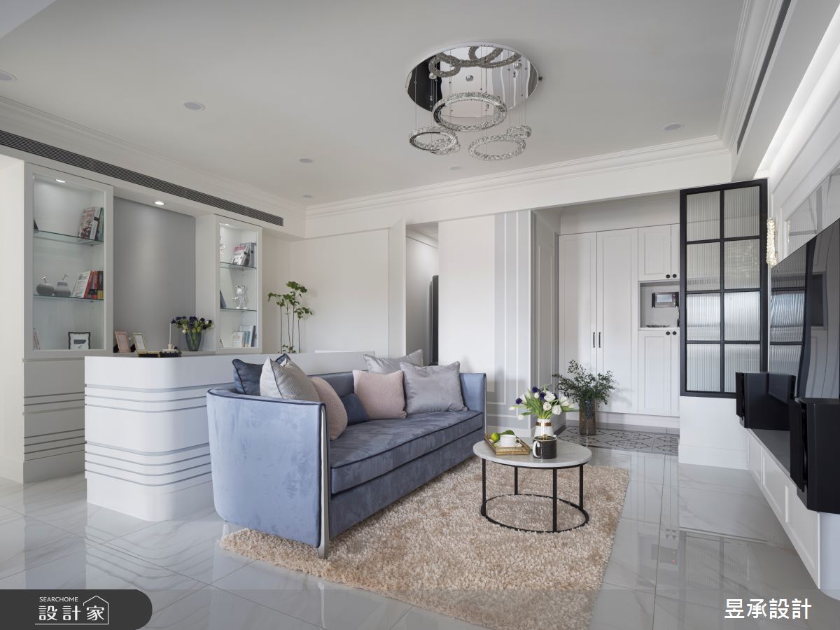 毛胚屋＿美式風玄關客廳書房儲藏室案例圖片＿昱承室內裝修設計＿昱承_68之10