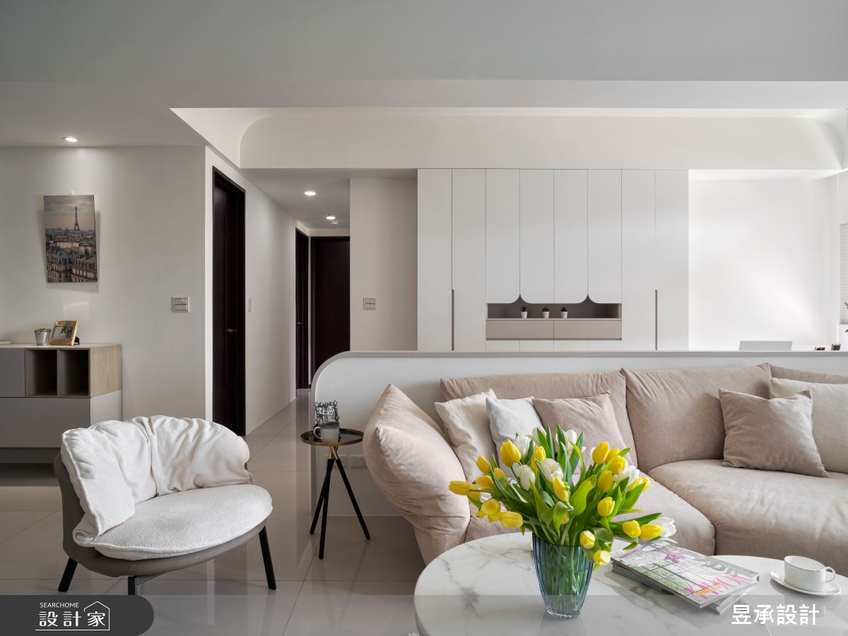 36坪新成屋(5年以下)＿現代風客廳書房案例圖片＿昱承室內裝修設計＿昱承_78之9