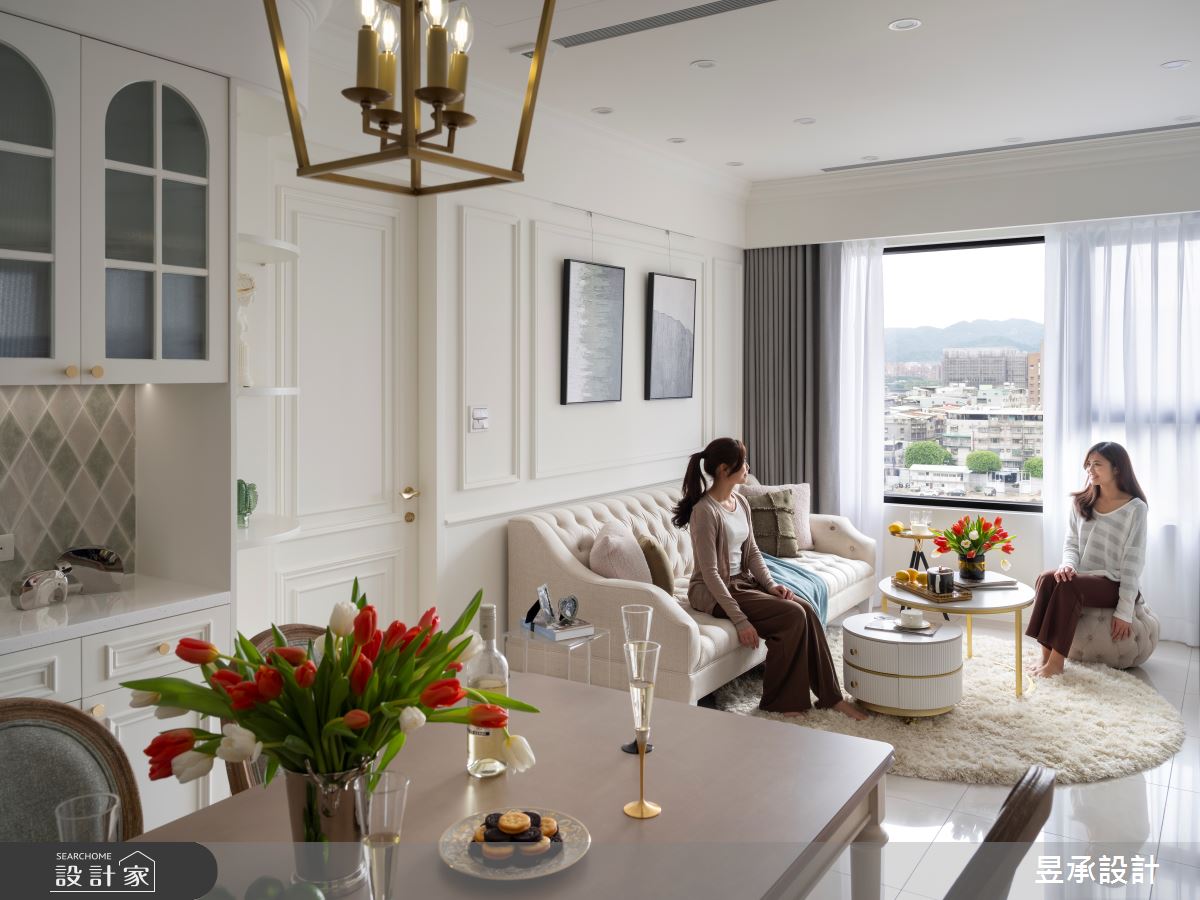 25坪預售屋＿美式風客廳餐廳案例圖片＿昱承室內裝修設計＿昱承_79之3